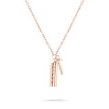Liebeskind Berlin LJ-1450-N-45 IP halsketting roségoud, 45 cm, Roestvrij staal, Geen edelsteen