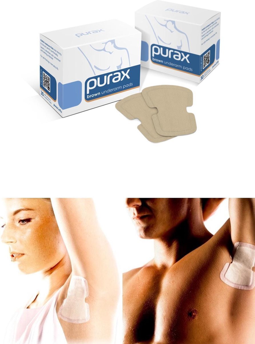 Purax Pure Pads Nude 60 - Anti-transpirant okselpads