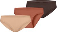 Schiesser Slips Onzichtbaar Katoen Vrouwen 3-pack M Effen Katoen/Polyamide/Spandex Regular Waist Herfst/Winter 2024