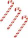 Henbrandt Décoration de Noël - 3x pièces - canne en sucre gonflable - 90 cm - PVC - confiserie - Christmas