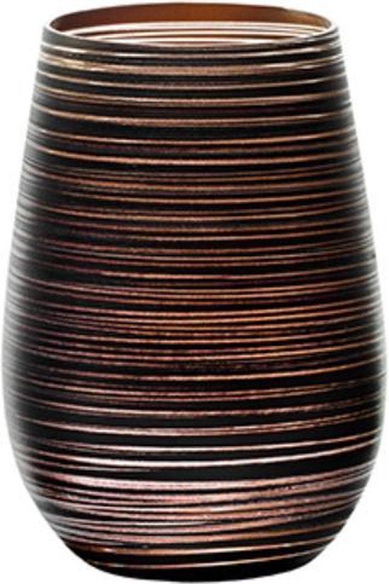 Stölzle Twister tumbler Zwart Brons 465 ml