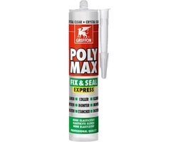 GRIFFON Poly MaxÂ® Fix & Seal Express Crystal Clear Koker 300 g NL