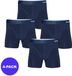 Morethansocks - Bamboe Boxershort Heren - Marine Blauw - Maat S - 4-Pack