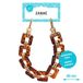 Zanae Leopard Cordon de téléphone bracelet doré Feu