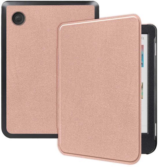 imoshion Ploonk B.V. Ereader Hoes - Geschikt voor Kobo Clara BW/Kobo Clara Colour - Rosé goud