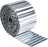 Merkloos Relaxdays Gazonrand - 5 meter - flexibel - zilver