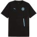 Puma Olympique de Marseille PUMATECH T-shirt met zakje voor Heren, Blauw/Zwart, Maat M
