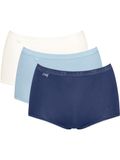 sloggi Maxislip Originals Basic Vrouwen Meerdere kleuren 20 Katoen/Spandex 3-pack Maat 52-54