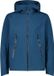 CMP Waterdichte jas met vaste capuchon Heren Blauwstaal Polyester 4XL
