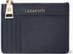 Lazarotti Bologna Leren sleutelhanger Kaarthouder leer 11,5 cm met air tag compartiment - navy