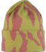 Buff Gebreide Muts KYRE DAHLIA Roze Unisex Volwassenen Dierenprint 30% Gerecycled Polyester