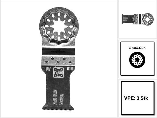 Fein Multitool Starlock E-Cut Fine 30x50 3st