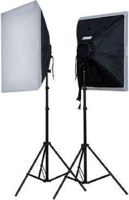 Falcon Eyes LH-ESB5050K2 Daglichtset - 2x40W - Zwart