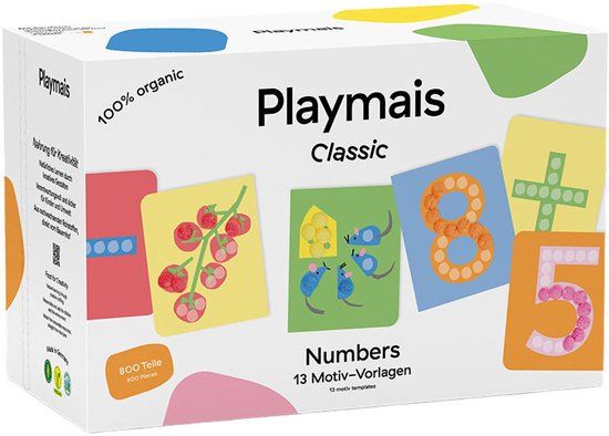 PlayMais Classic Numbers - 800 Stukjes