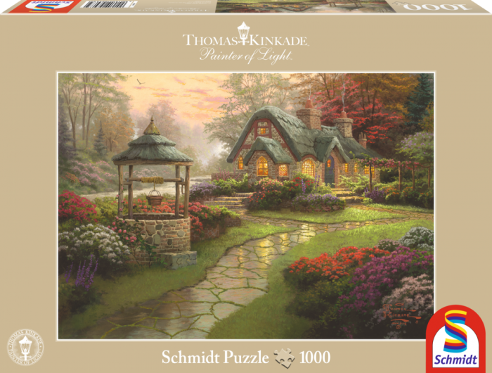 Schmidt Haus mit Brunnen Puzzel - 1000 stukjes - Multicolor - Unisex - Vanaf 12 jaar