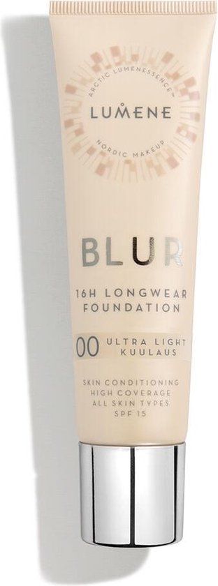 Lumene Blur 16h Longwear Foundation SPF15 - 00 Ultra Light - 30ml