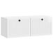vidaXL Wandmontage TV-kast Hoogglans Wit 78,5 x 31 x 30 cm
