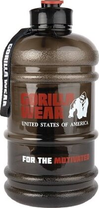 Gorilla Wear Water Jug - 2.2L - Transparent