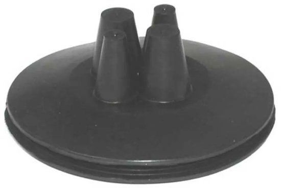 Omorovicza TOURON SA Oem Marine Balg Met 4 Uitgangen Zilver 90 x 40 mm Polyester Zwart