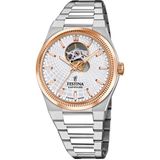 Festina F20061/1 Automatisch Polshorloge Unisex Zilverkleurig Staal