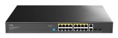 Cudy GS1018PS2 Netwerk-switch Gigabit Ethernet (10/100/1000) Power over Ethernet (PoE) Zwart