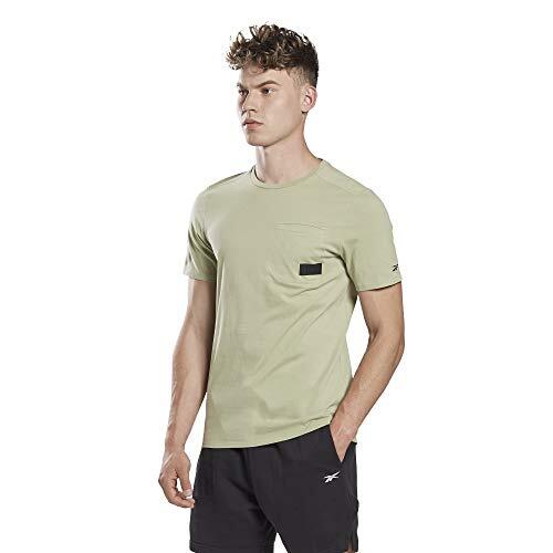 Reebok LM Pocket T-Shirt, Heren, Mysgry, L