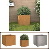 vidaXL Jardinière - Acier Corten - 32x30x29 cm