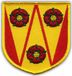 Patchion: Wapen van Lancashire - schild - Patch thermocollant/transfer à chaud - Patch/badge/écusson brodé