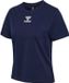 Hummel Hmlicons Woman T-shirt Dames XS Blauw Katoen