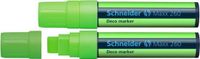 Schneider Schrijfwaren Schneider krijtmarker - Maxx 260 - fluorgroen - 2 stuks