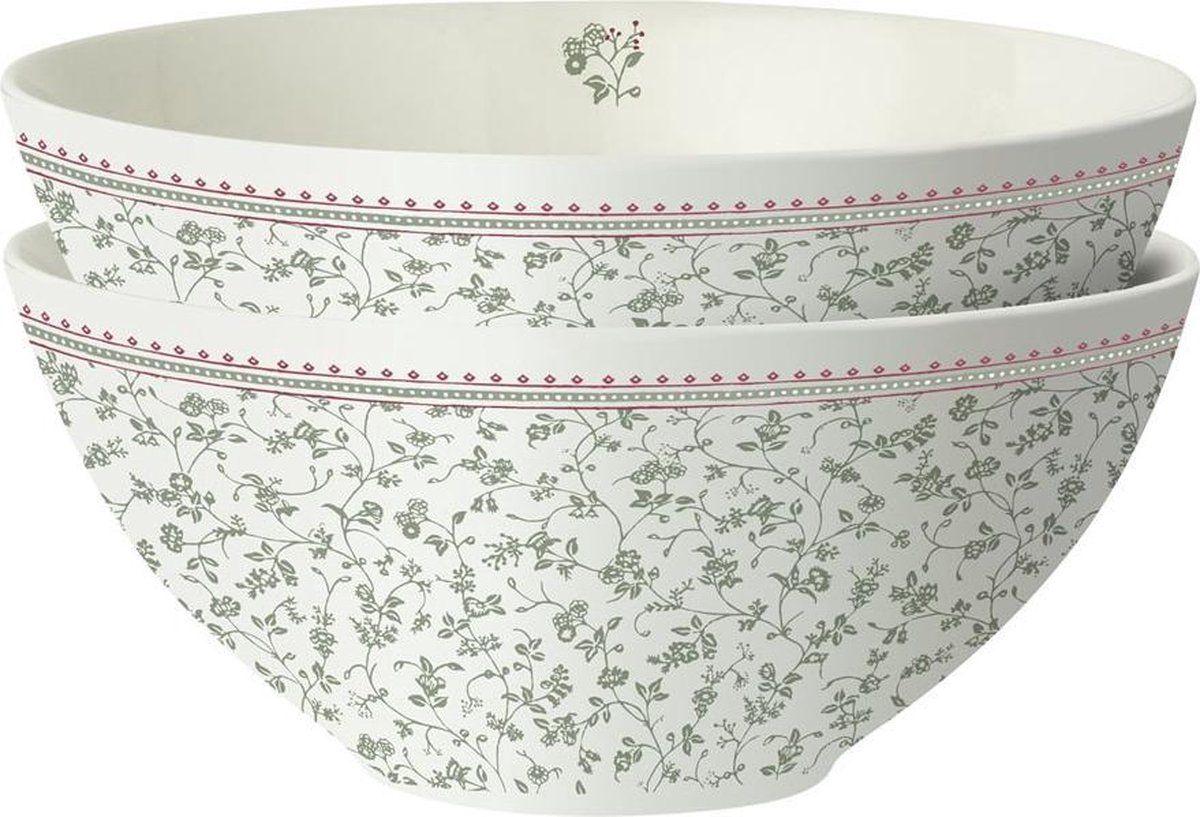 Laura Ashley Giftset 2 Kommen 16 cm - Porselein - 8717823829337