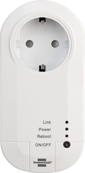Brennenstuhl Smart Plug - Wi-Fi - 3680W - Wit