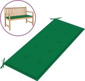 vidaXL Tuinbankkussen 120x50x3 cm Oxford Stof Groen