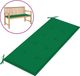 vidaXL Tuinbankkussen 120x50x3 cm Oxford Stof Groen