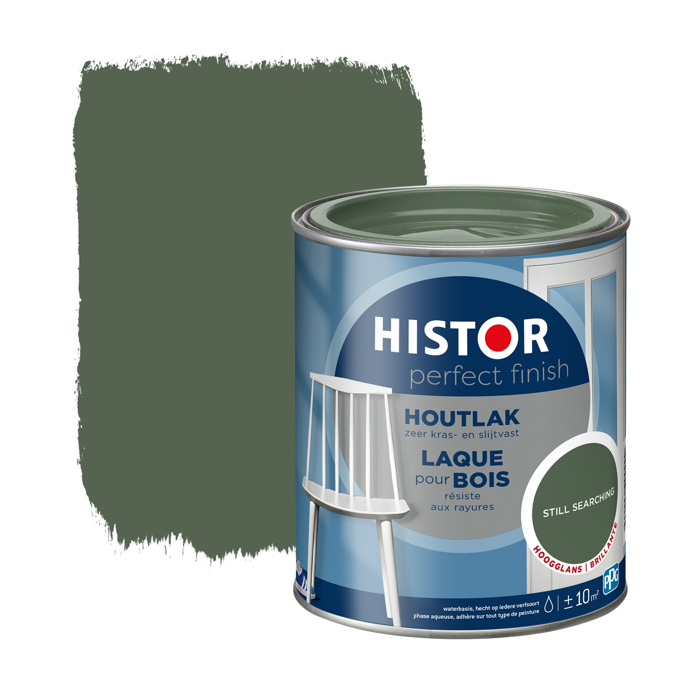 Histor Perfect Finish houtlak still searching hoogglans 750 ml