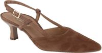 Paul Green 7992-129 dames pumps maat 40 bruin suède blokhak open hiel