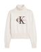 Calvin Klein Jeans Pull Coton M Gris/Rouge/Blanc Automne/Hiver 2026