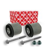 febi bilstein 32614 aslagerset met schroeven en moeren, 1 stuk | Compatibel met: SEAT CORDOBA, CORDOBA Vario, IBIZA II, VW POLO, POLO III CLASSIC, POLO Variant