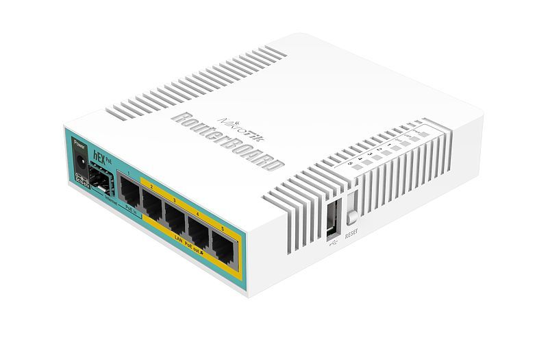 MikroTik hEX PoE Router - Wit