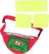Merkloos Foute 80s/90s party verkleed accessoire set - neon geel - jaren 80/90 thema feestje - 4-delig
