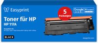Easyprint Toner voor HP 117A zwart, 5 stuks