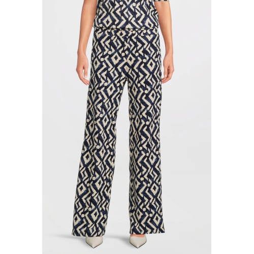 Dreamstar bootcut high waist broek donkerblauw
