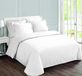 TRANKIELO® Housse de couette Blanc 140 x 200 cm