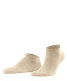 FALKE Family kort eenkleurig katoen sneakersokken enkelsokken heren beige - maat 47-50