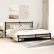 Maison Exclusive - Cadre de lit en métal sans matelas Chêne Sonoma 183x213 cm