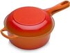 LE CREUSET 2-IN-1 Steelpan - 22cm - Oranje - Gietijzer