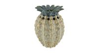 Vase pineapple ceramic 24x24x34cm blue
