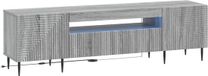 vidaXL LED tv-meubel HAARLEM 153 x 35 x 43 cm Grijs Sonoma