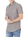 Amazon Essentials Heren Chambray-shirt met korte mouwen