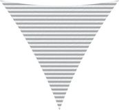 vidaXL Parasol triangulaire 4 x 4 x 4 m gris clair et blanc Polyester Oxford